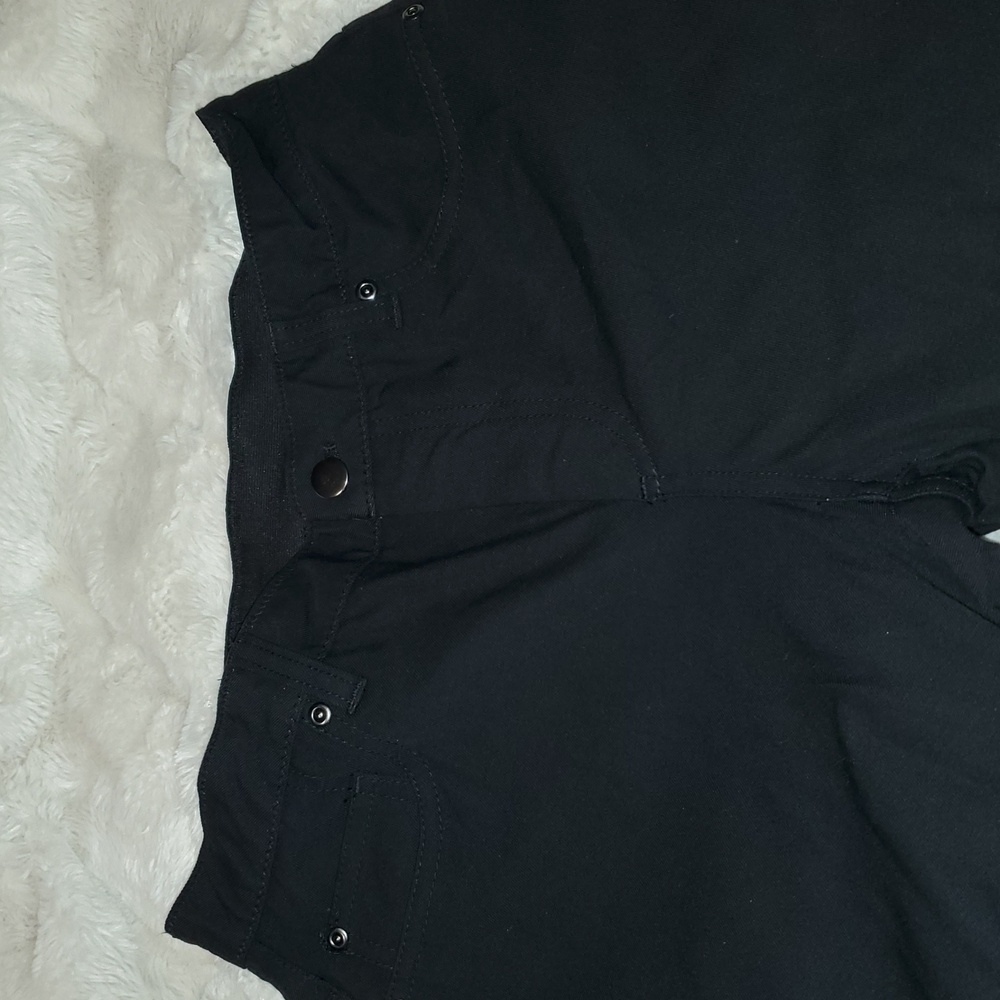 Chico's Girlfriend Skinny Jeans So Slimming Black Sz 0 Small - Picture 2 of 8